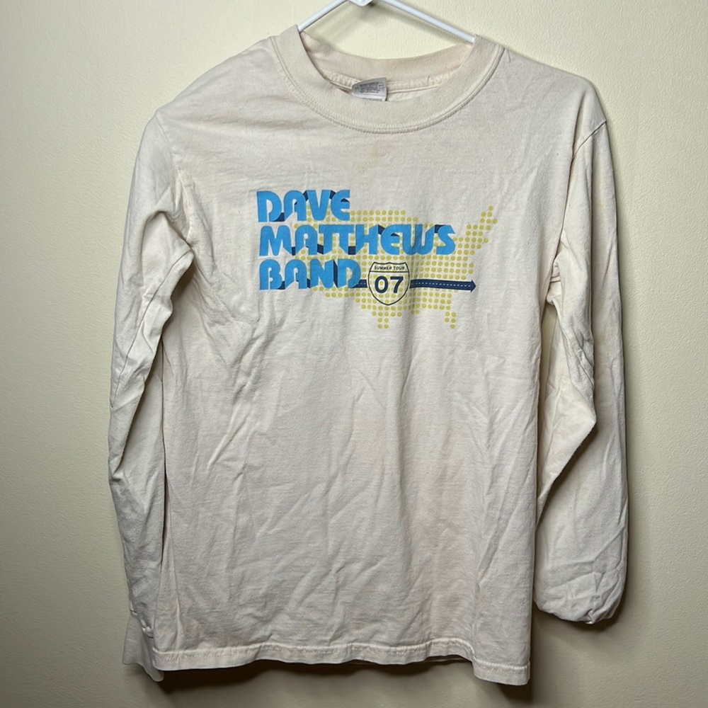 Rare Vintage Dave Matthew's Band 2007 Tour Long Sleeve